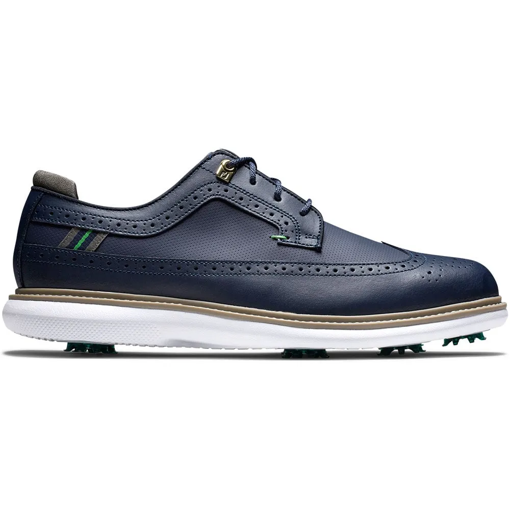 FootJoy Traditions Spiked Waterproof Shoes - Navy