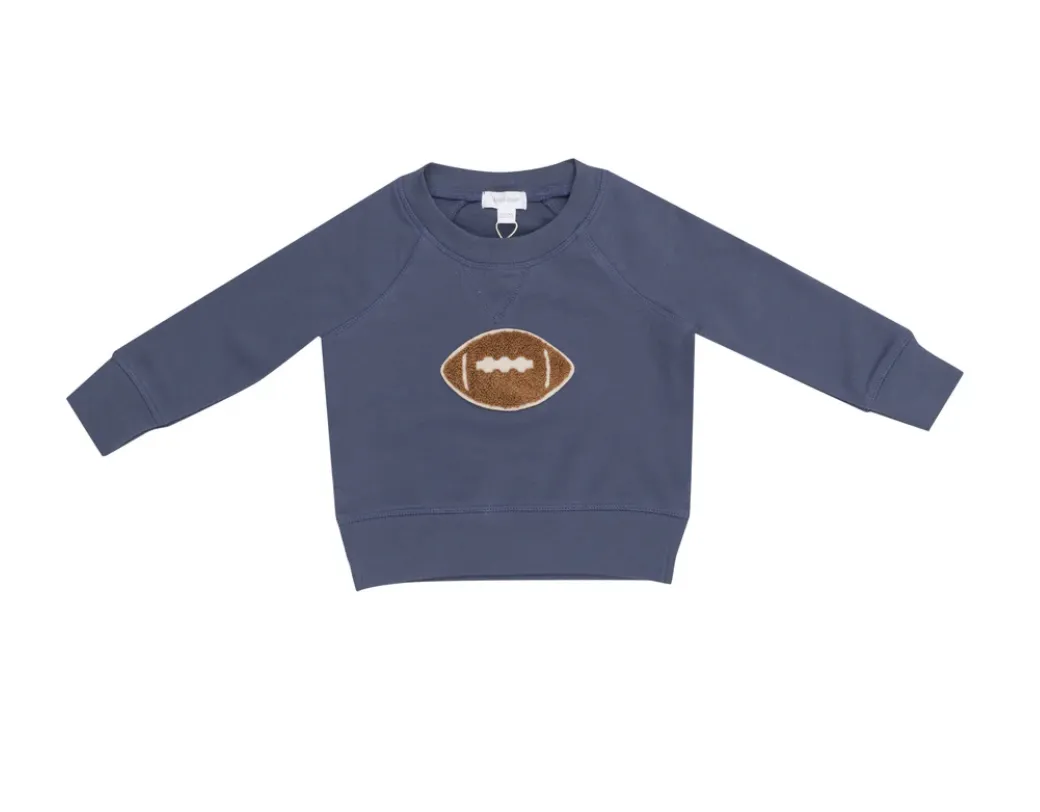 French Terry Football Raglan Sweatshirt & Jogger Set