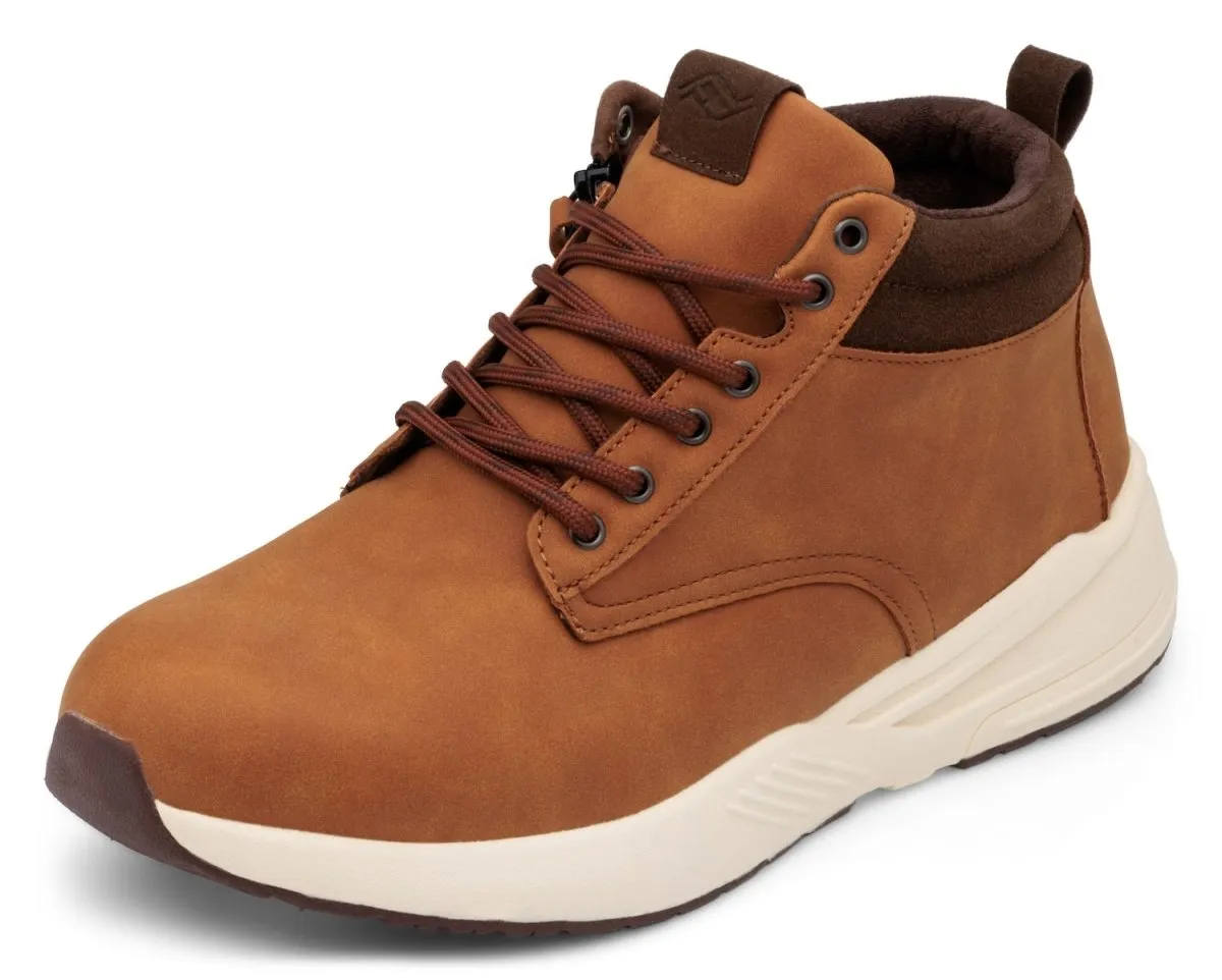 Friendly Shoes Men's Scout Desert Spice Zip-Up Boot - Wide Fit