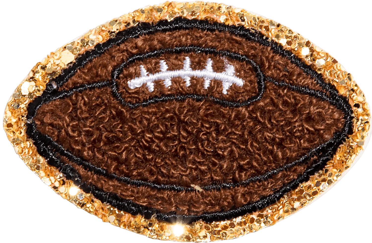 Glitter Varsity Football Patch