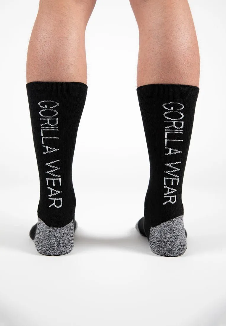 Gorilla Wear Performance Crew Socks - Black