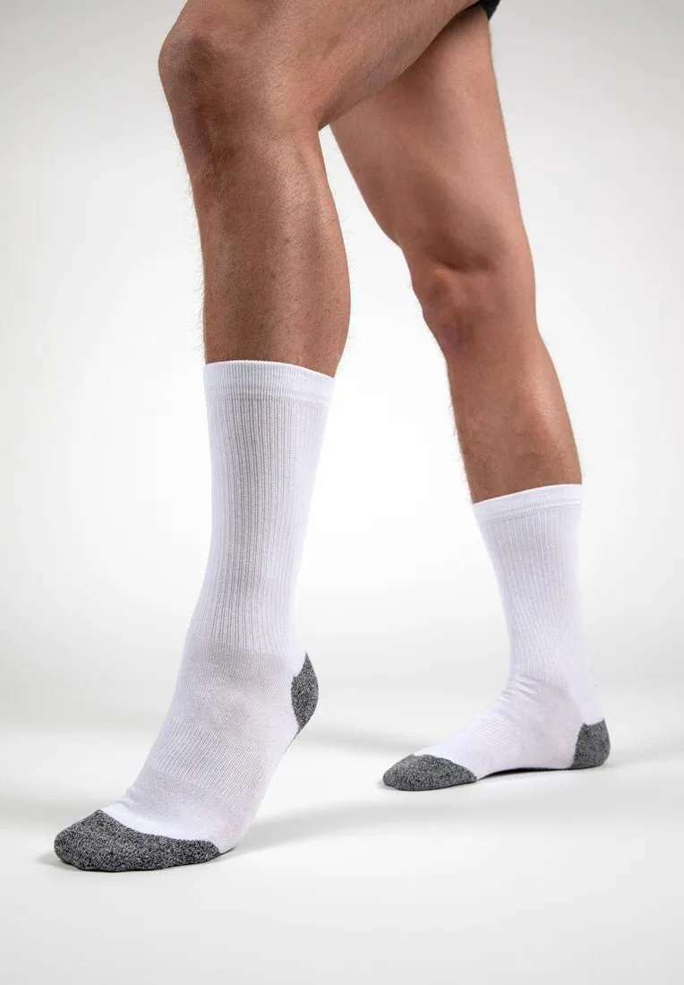 Gorilla Wear Performance Crew Socks - White