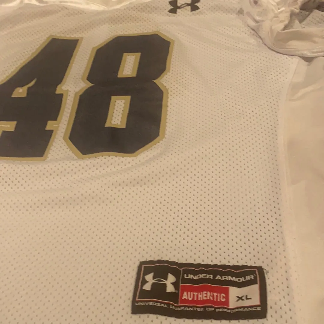 Greer Martini Notre Dame 2015 Football Practice Worn Under Armour Jersey #48