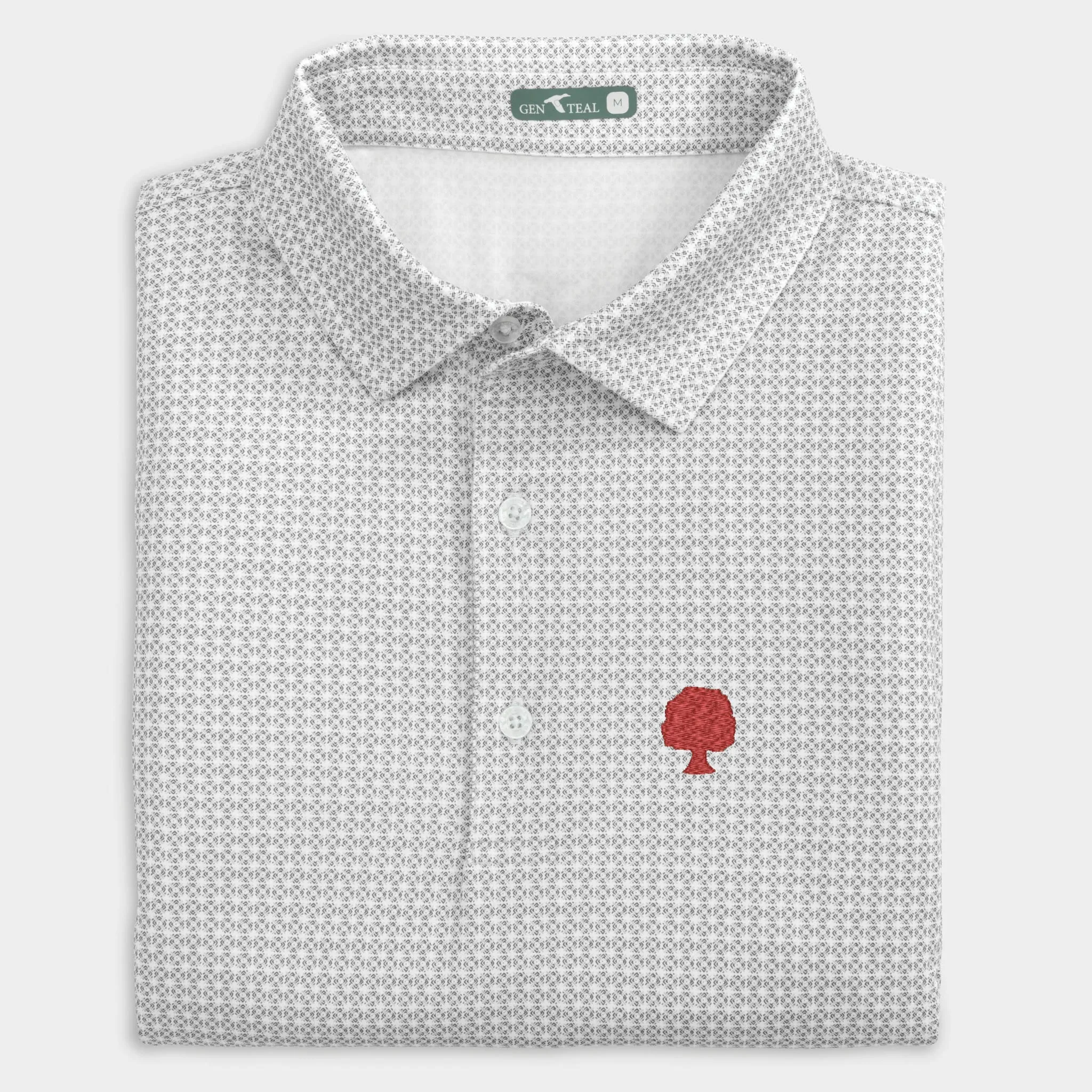 Grove Collective Tile Printed Performance Polo