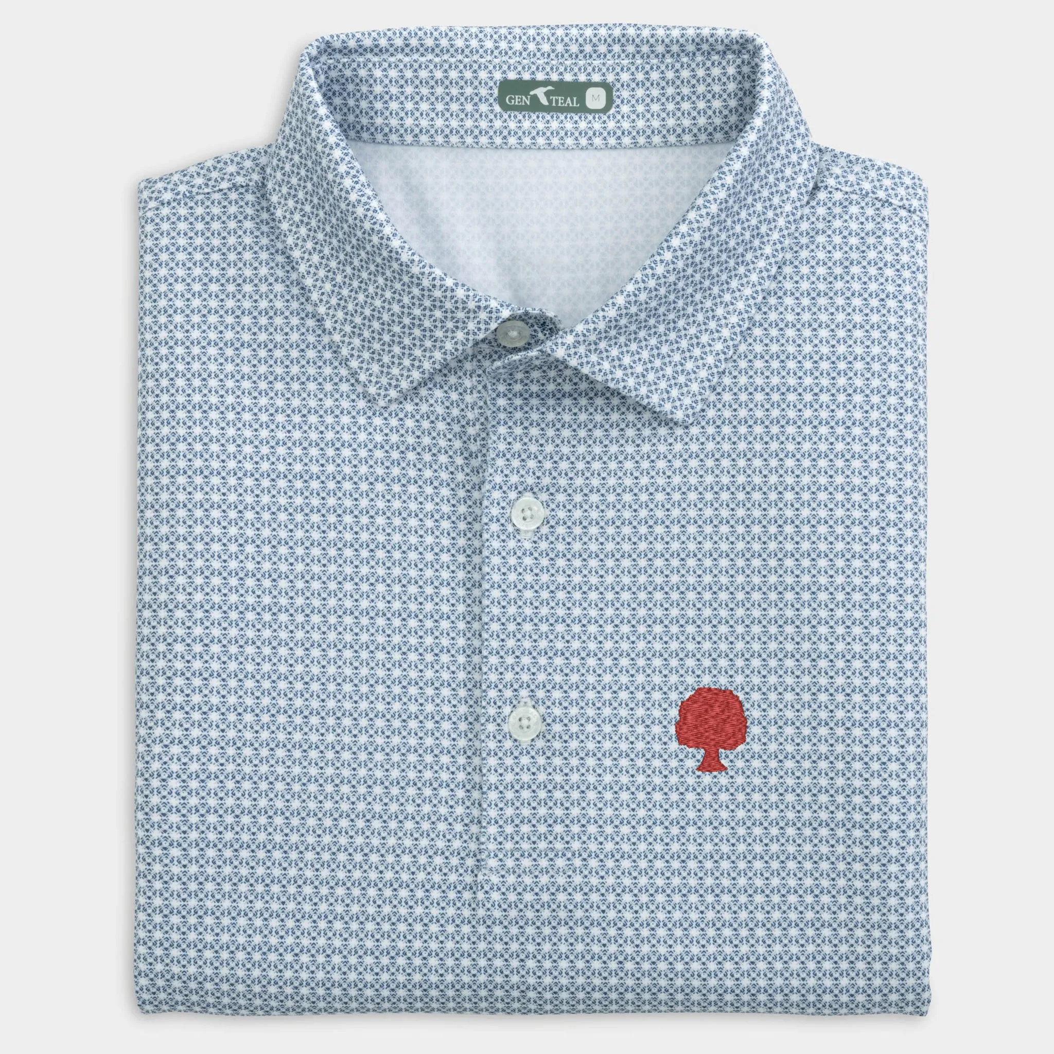 Grove Collective Tile Printed Performance Polo