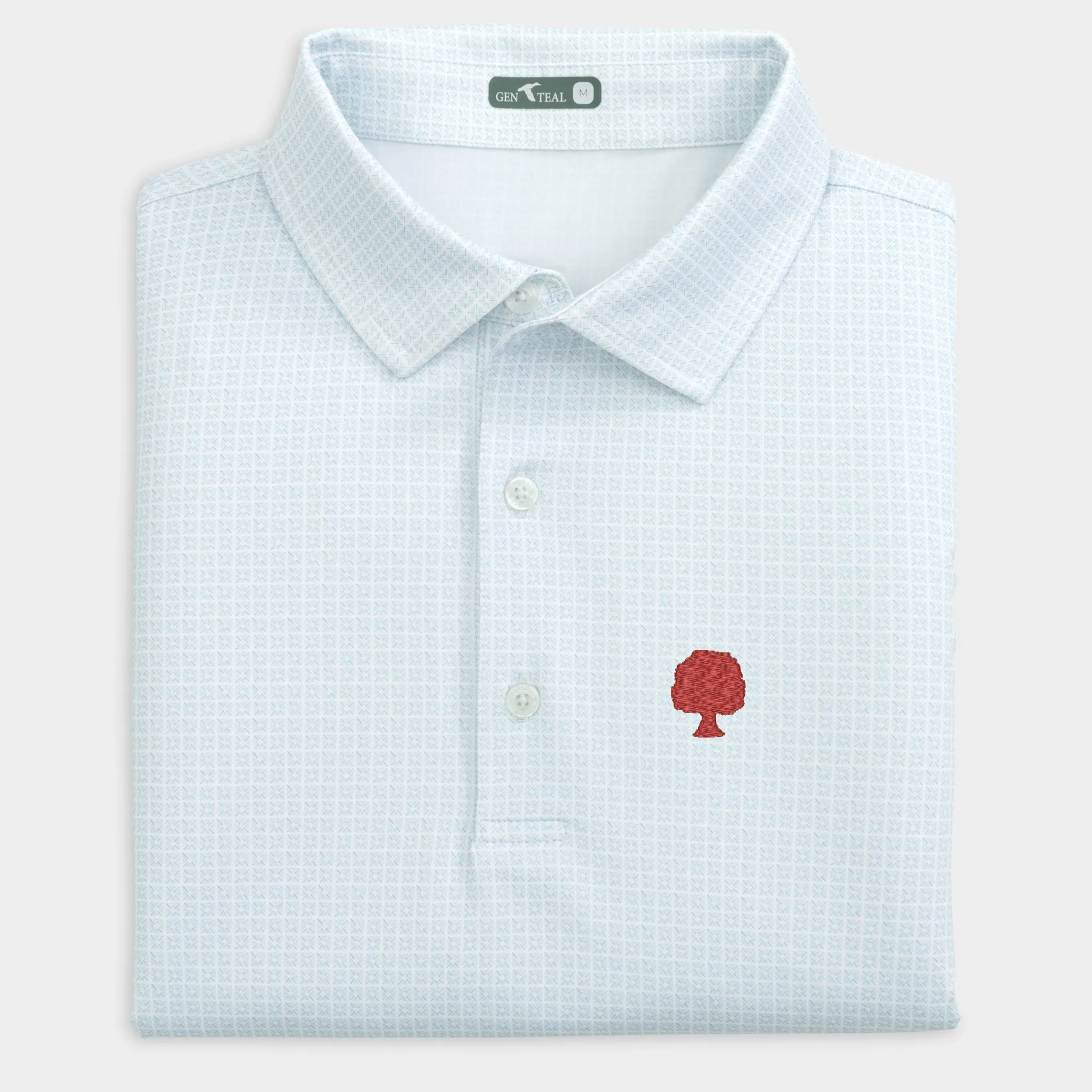 Grove Collective Tile Printed Performance Polo