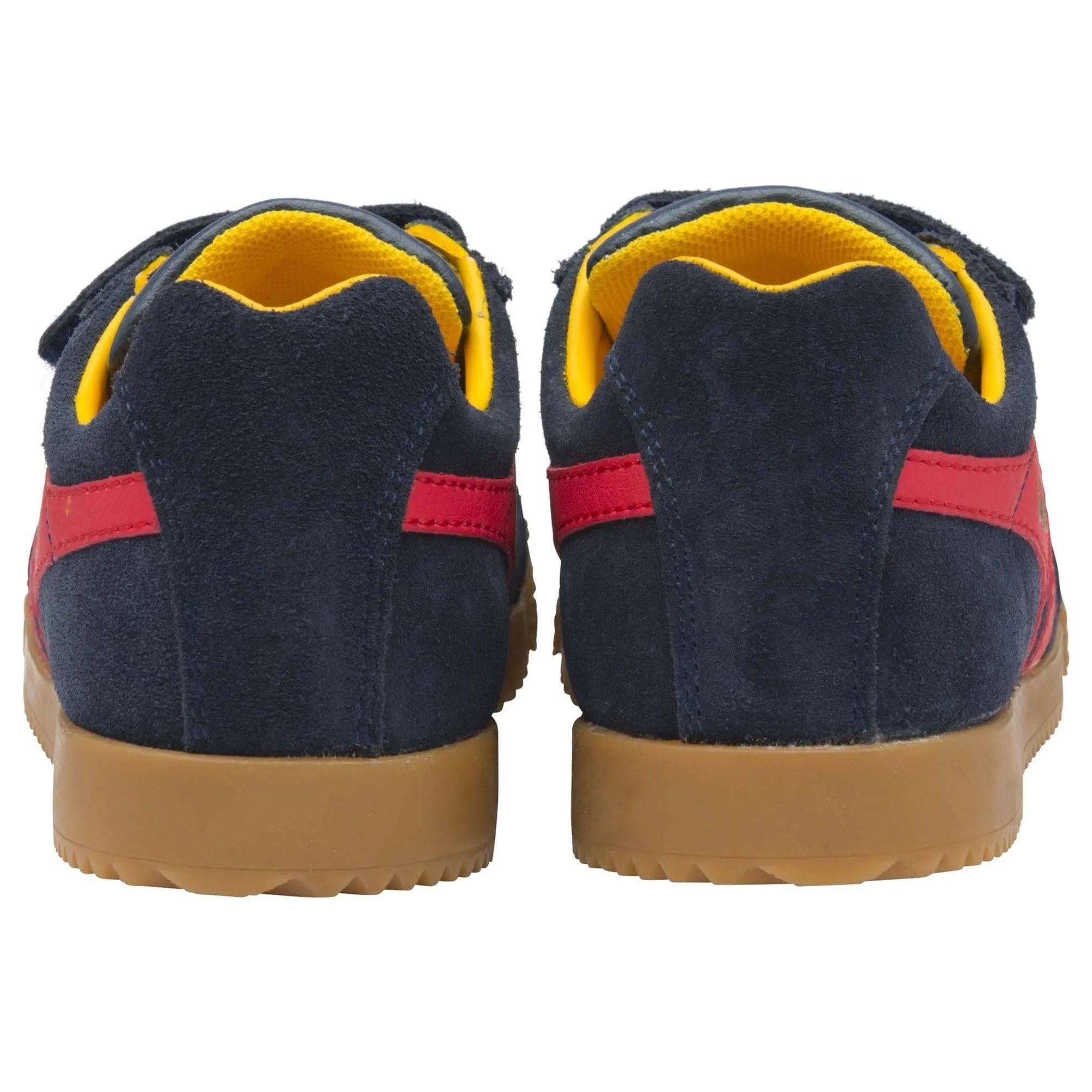 Harrier Velcro Trainer (Navy   Sun   Red)