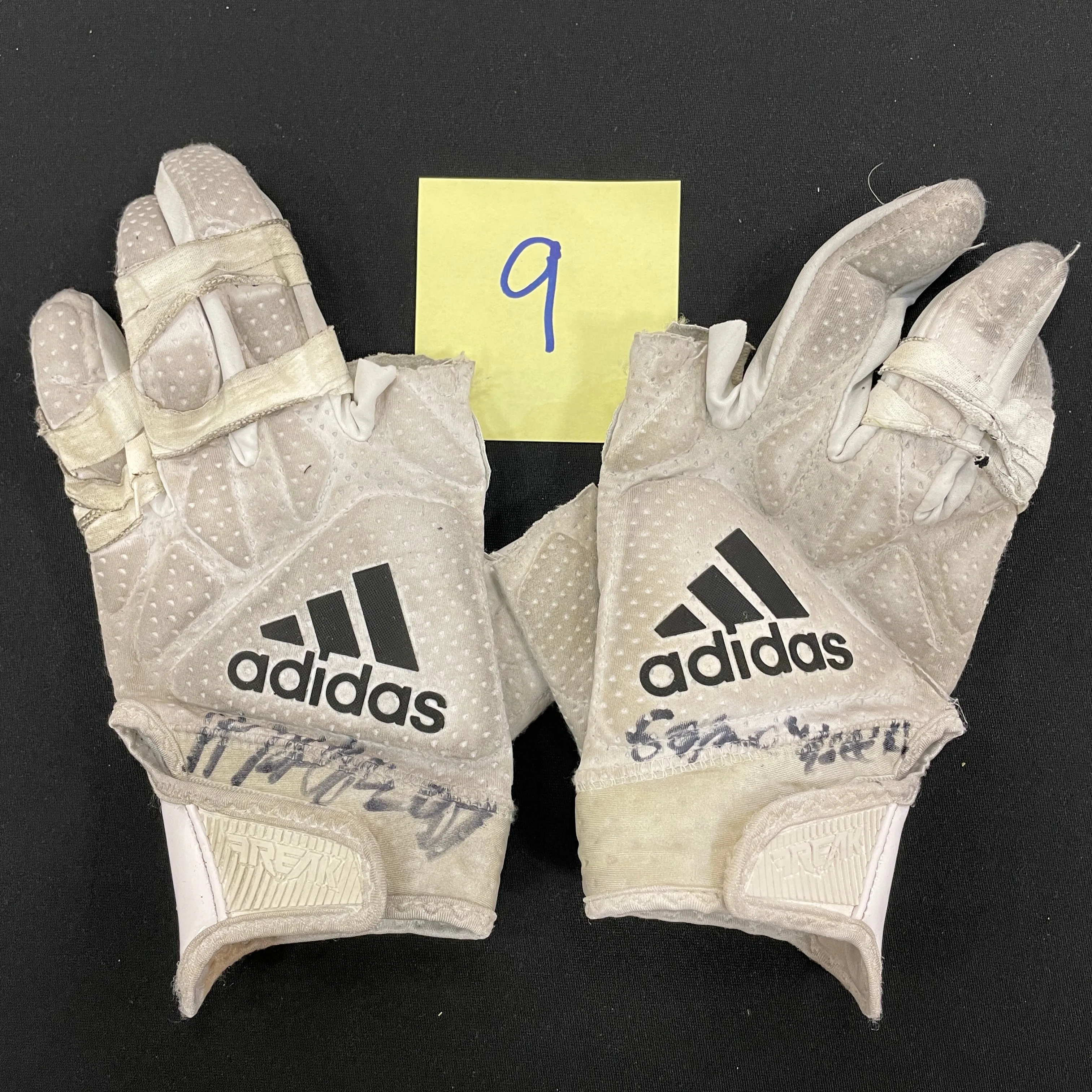 Harrison Phillips Autographed Game Used Gloves and Spikes