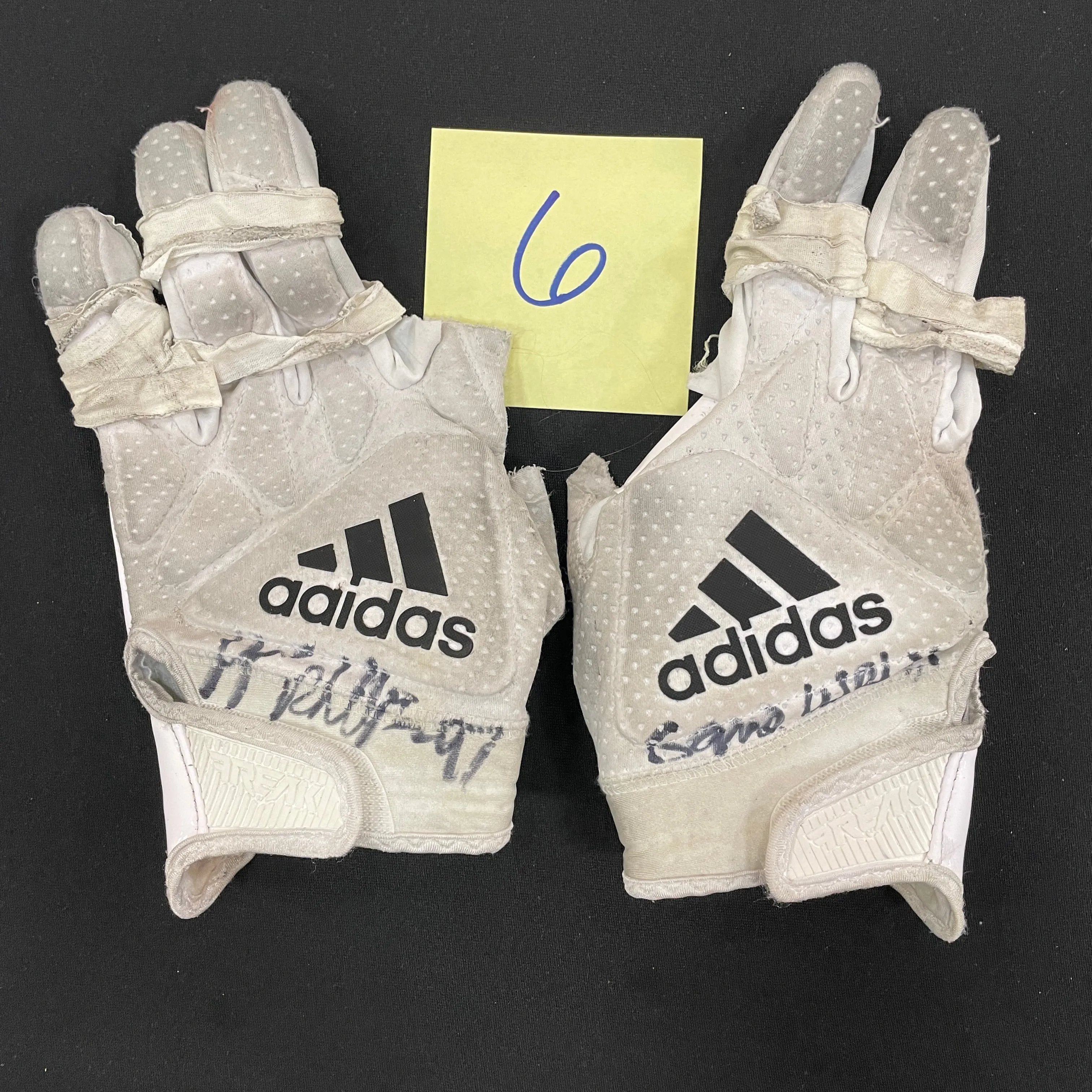 Harrison Phillips Autographed Game Used Gloves and Spikes