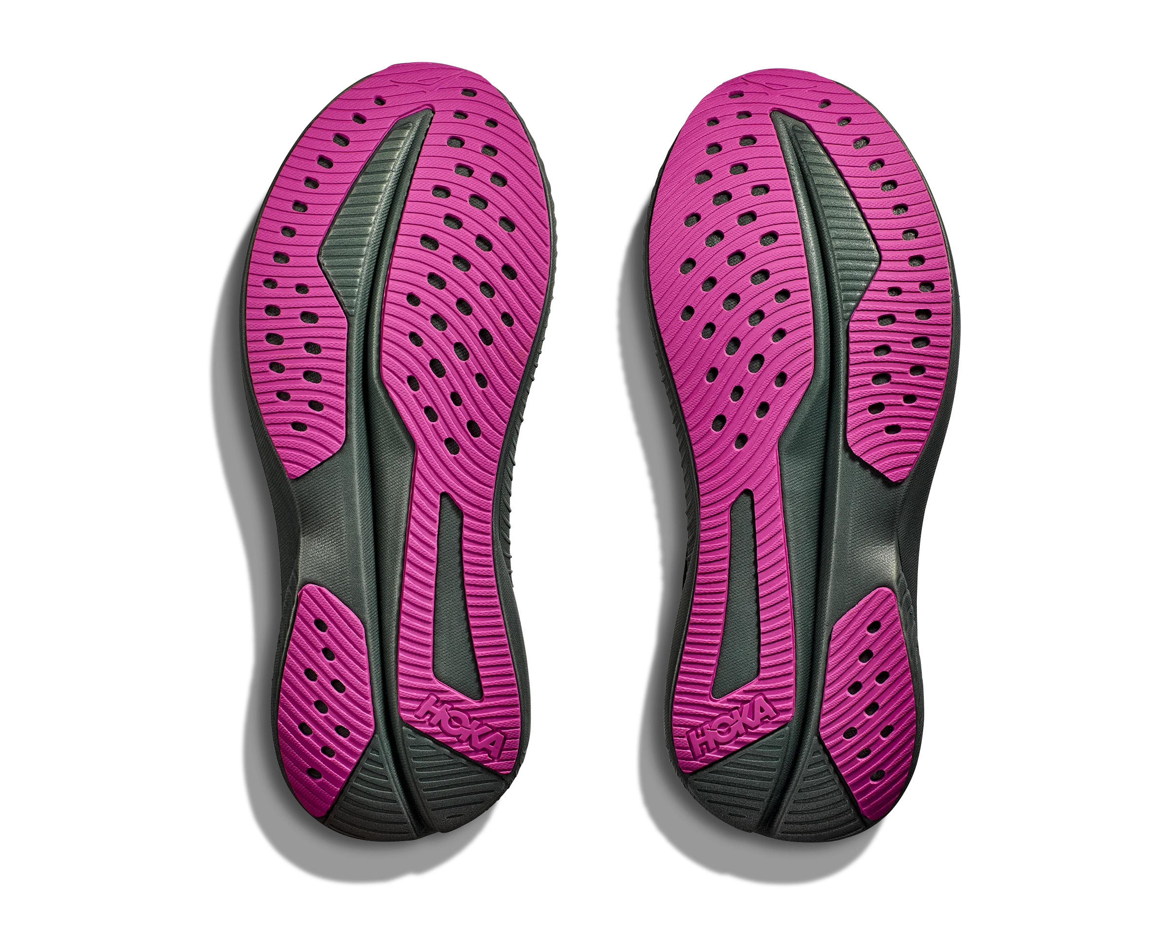 Hoka Women's Mach 6 (Black/Fuschia)