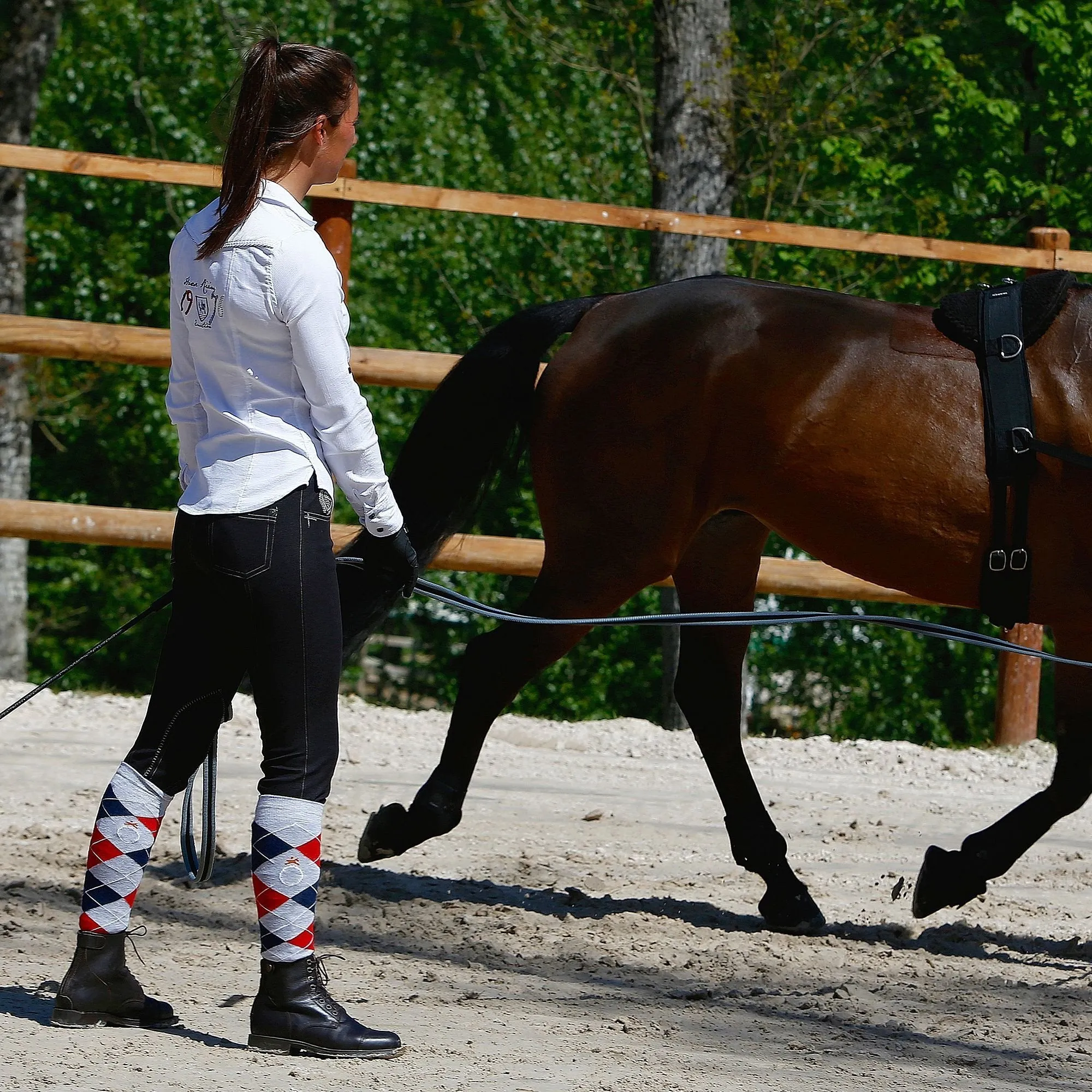 Horse Riding Jodhpur Boots Paddock Adult Lace-Up