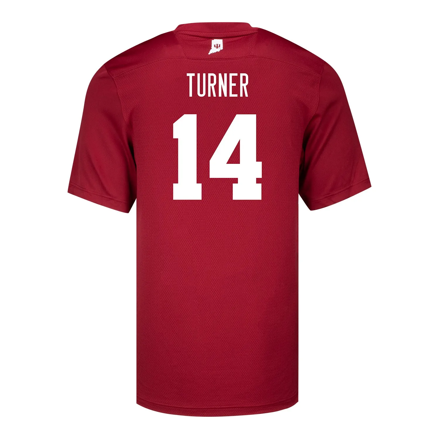 Indiana Hoosiers Adidas #14 Kaiden Turner Crimson Student Athlete Football Jersey