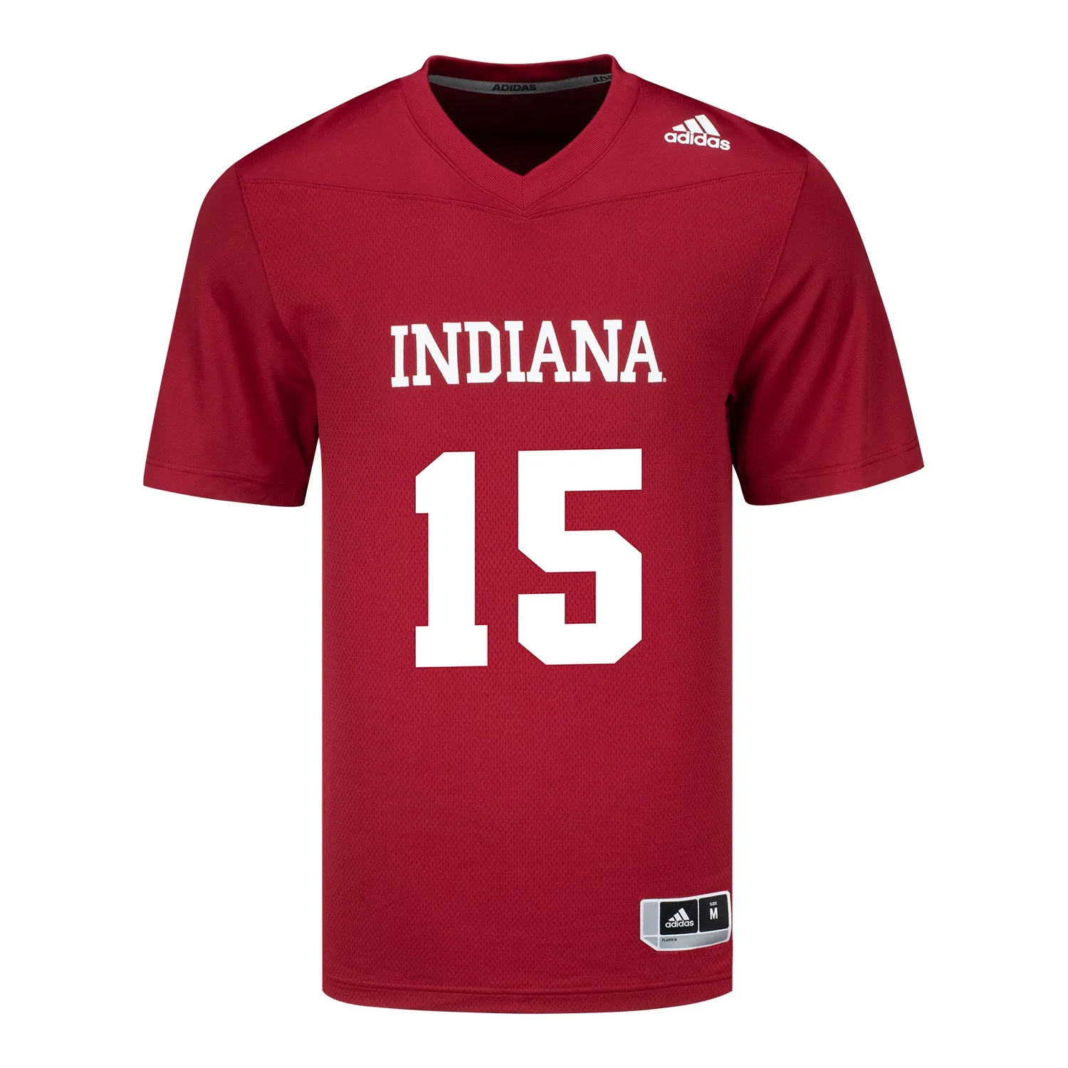 Indiana Hoosiers Adidas #15 Nicolas Toomer Crimson Student Athlete Football Jersey