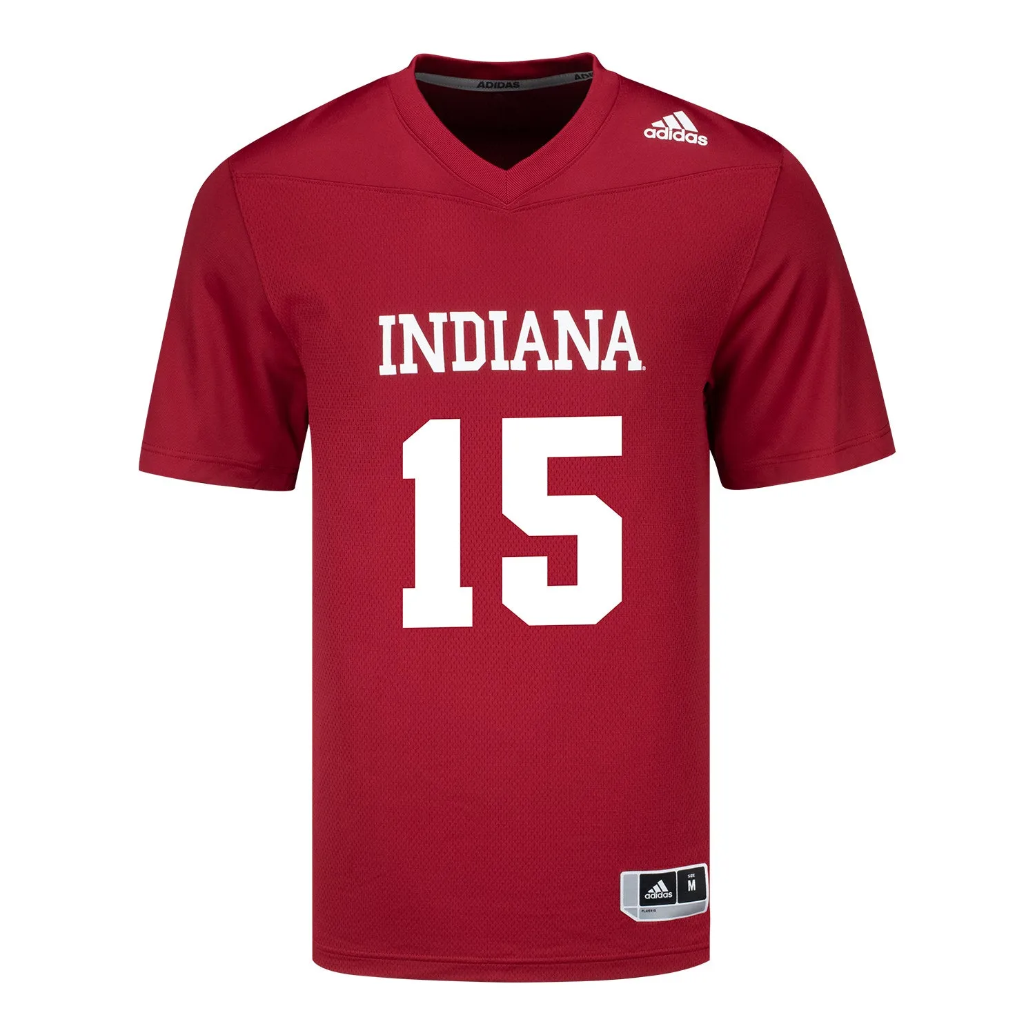 Indiana Hoosiers Adidas #15 Tyler Cherry Crimson Student Athlete Football Jersey