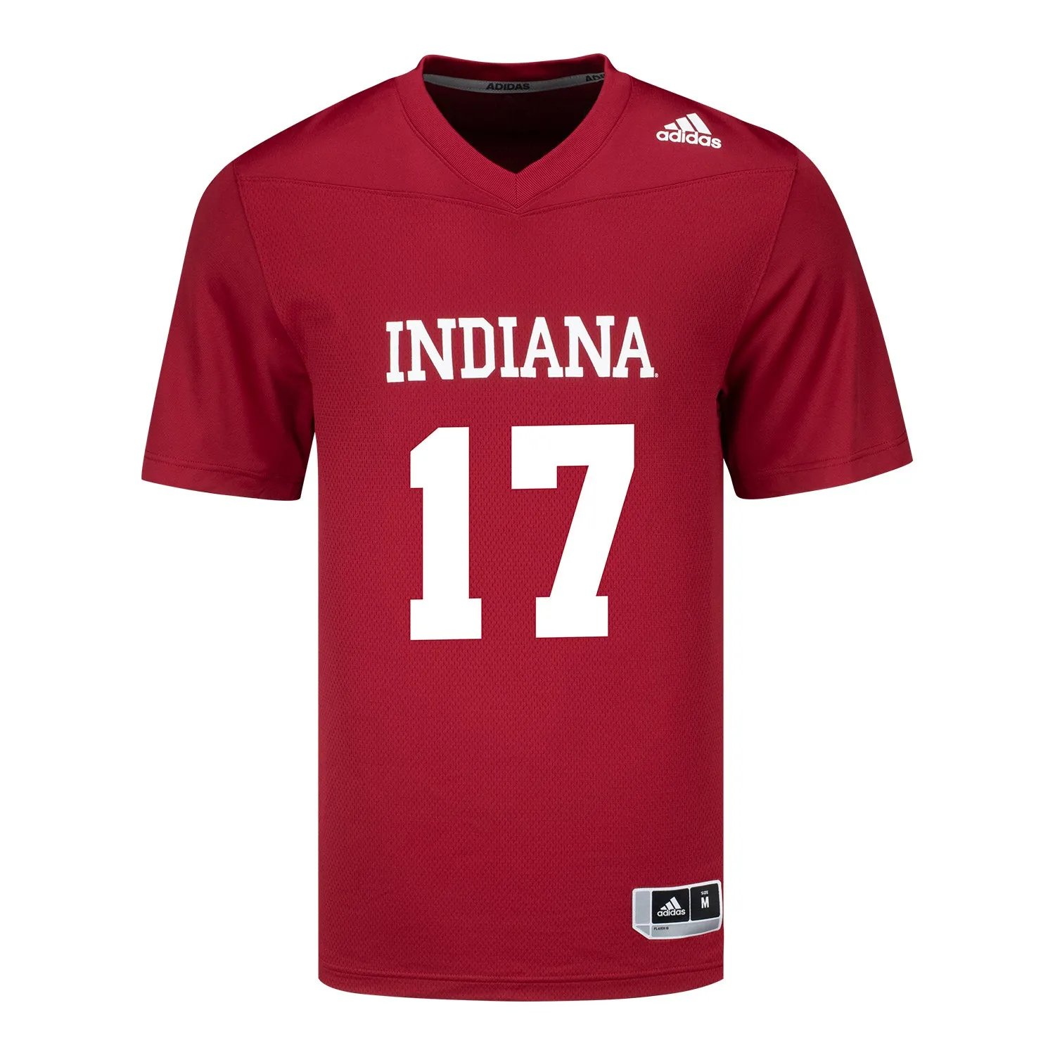 Indiana Hoosiers Adidas #17 Tyrik McDaniel Crimson Student Athlete Football Jersey