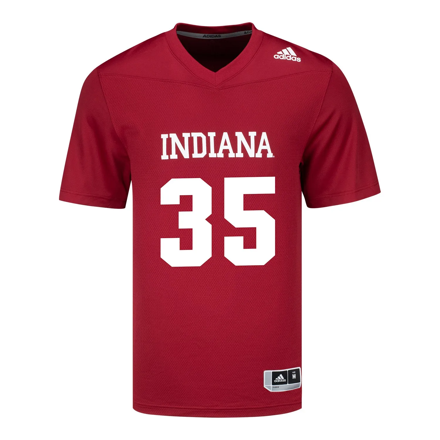 Indiana Hoosiers Adidas #35 Aaron Stewart Crimson Student Athlete Football Jersey