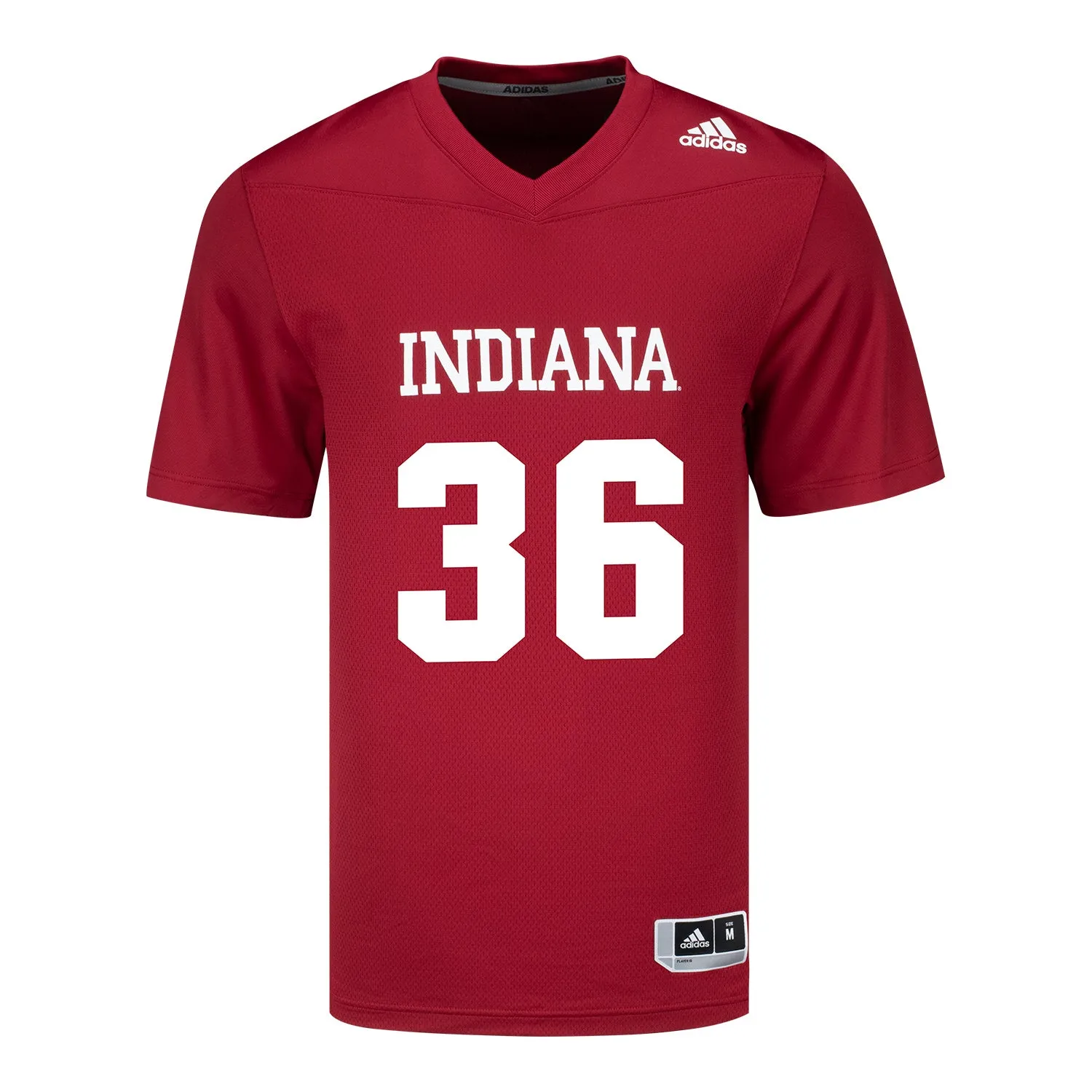 Indiana Hoosiers Adidas #36 Clay Conner Crimson Student Athlete Football Jersey