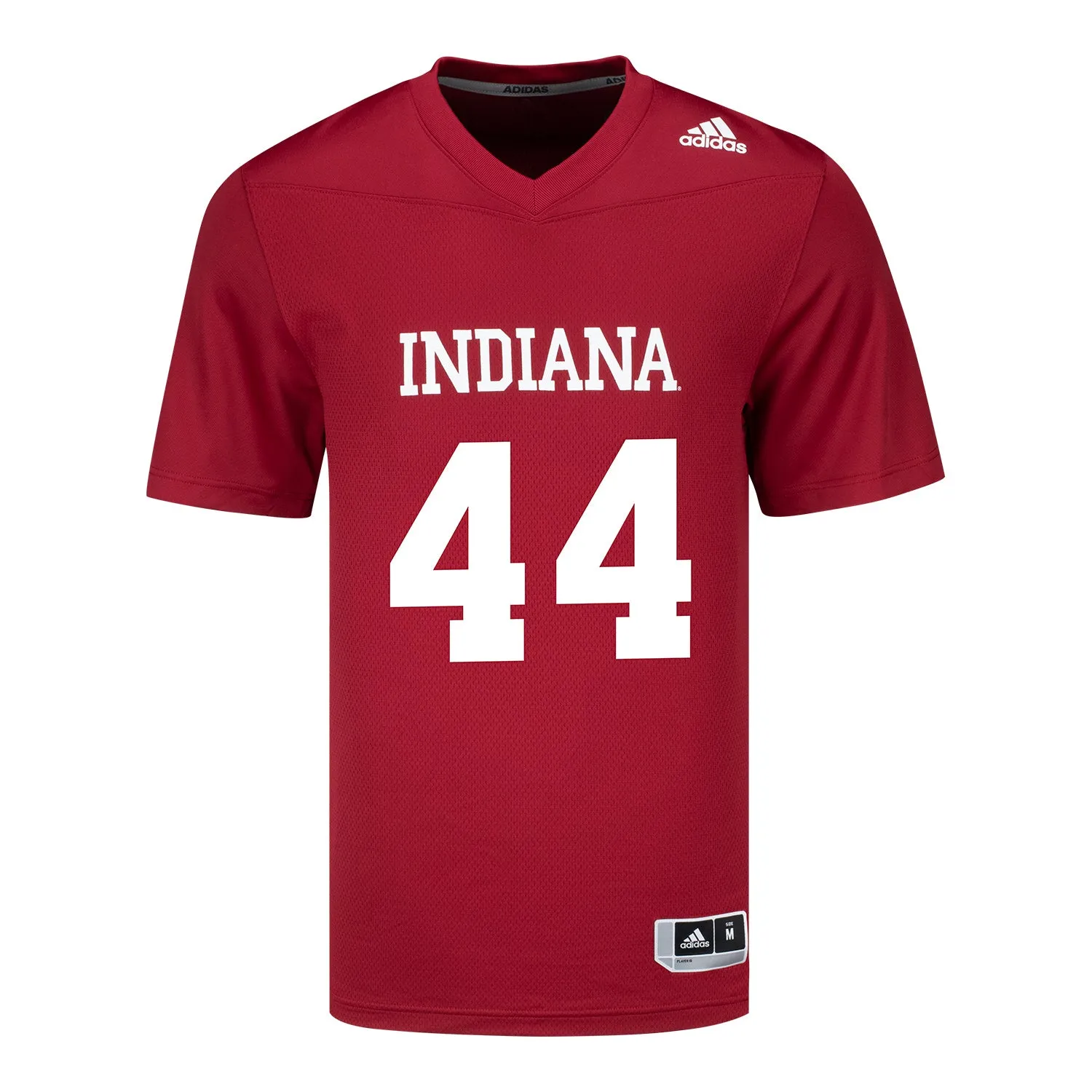 Indiana Hoosiers Adidas #44 Zach Horton Crimson Student Athlete Football Jersey