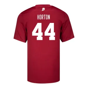 Indiana Hoosiers Adidas #44 Zach Horton Crimson Student Athlete Football Jersey