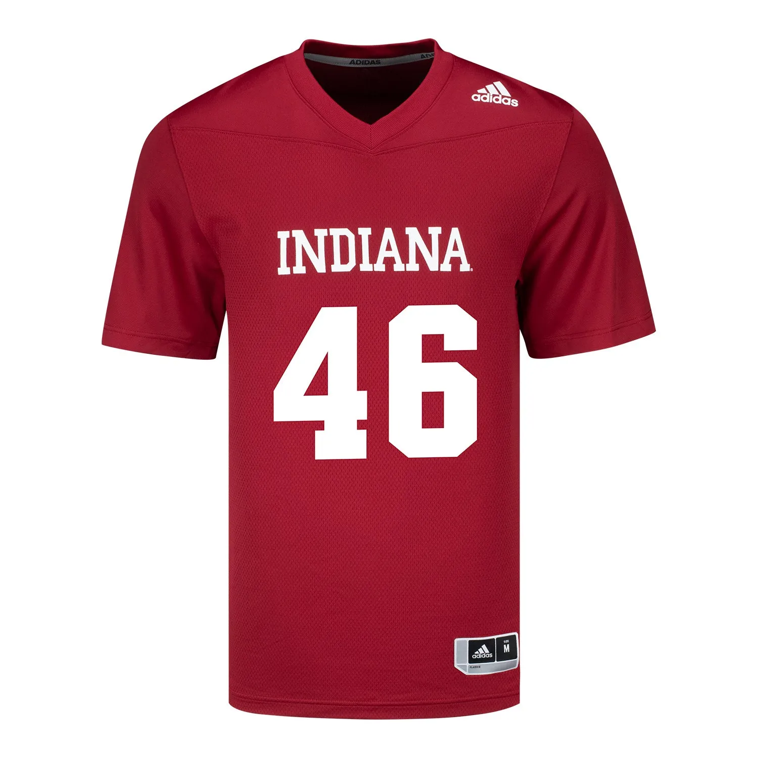 Indiana Hoosiers Adidas #46 Isaiah Jones Crimson Student Athlete Football Jersey