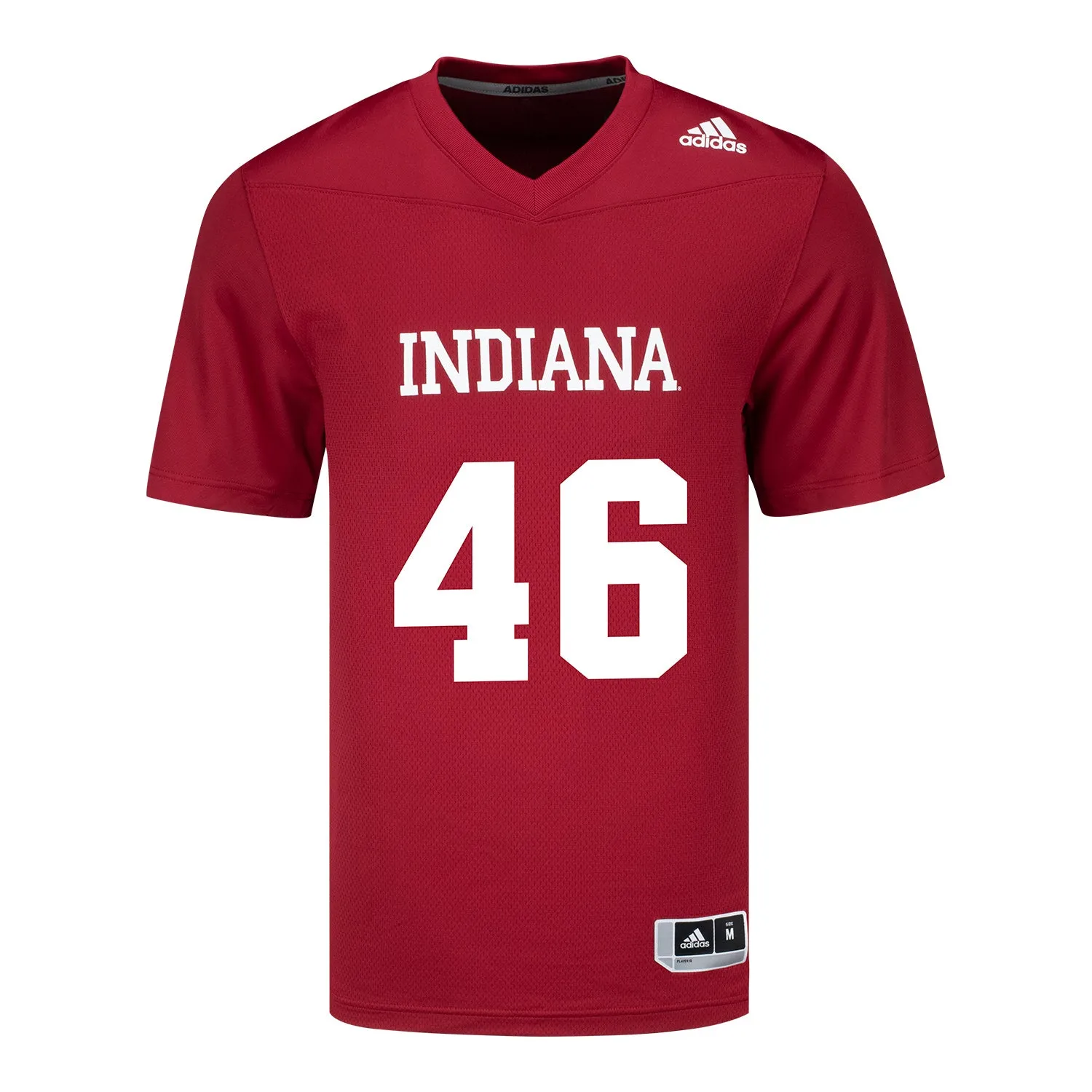 Indiana Hoosiers Adidas #46 Mark Langston Crimson Student Athlete Football Jersey