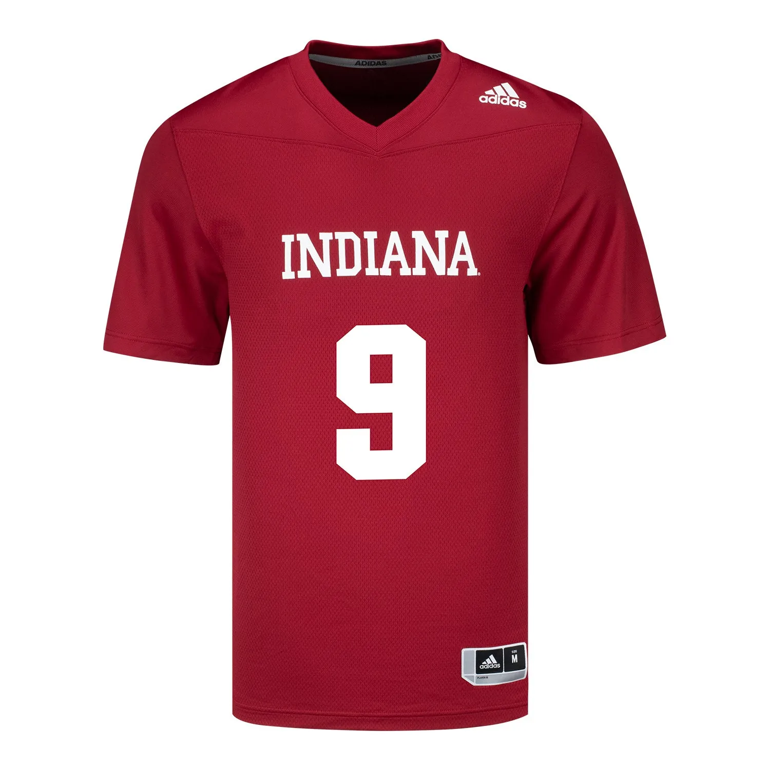 Indiana Hoosiers Adidas #9 Kurtis Rourke Crimson Student Athlete Football Jersey