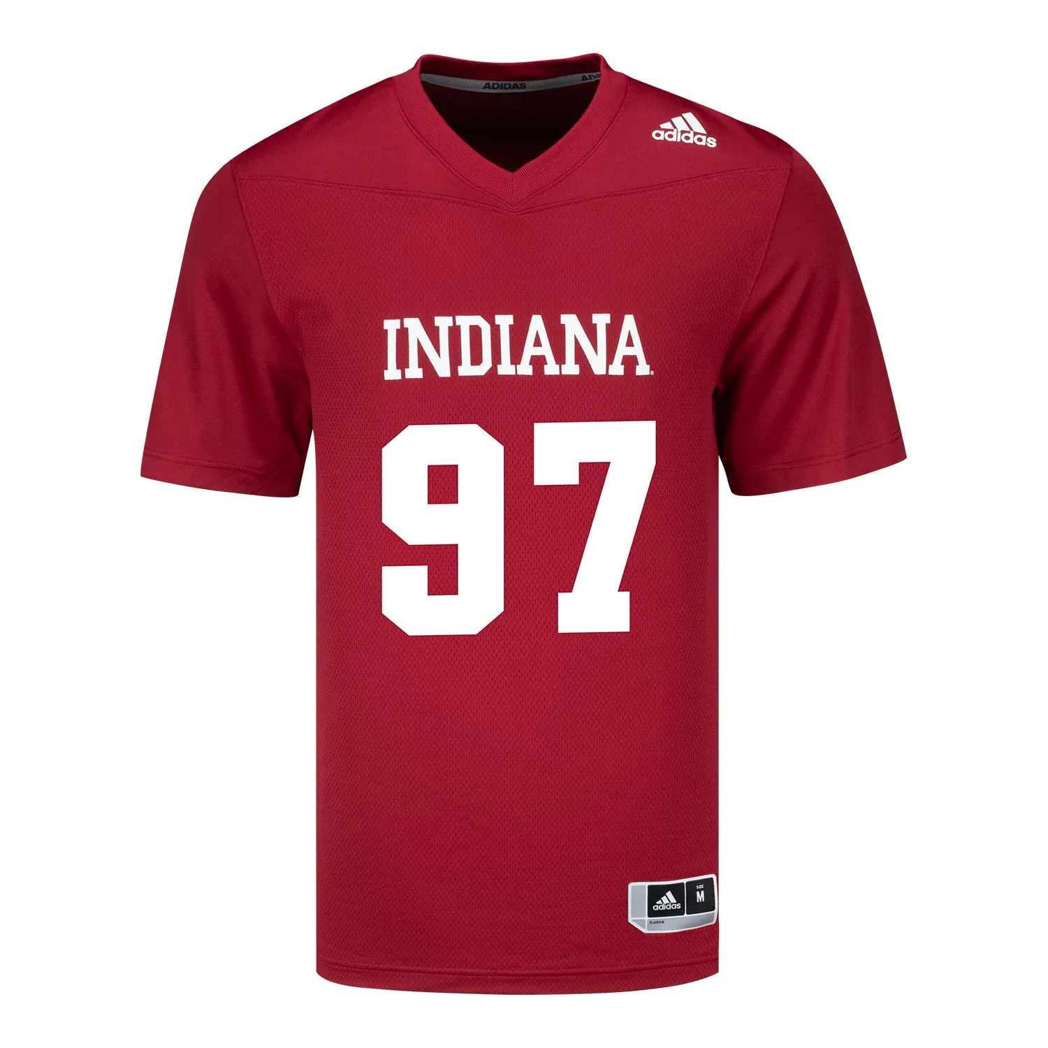 Indiana Hoosiers Adidas #97 Jaxon Miller Crimson Student Athlete Football Jersey