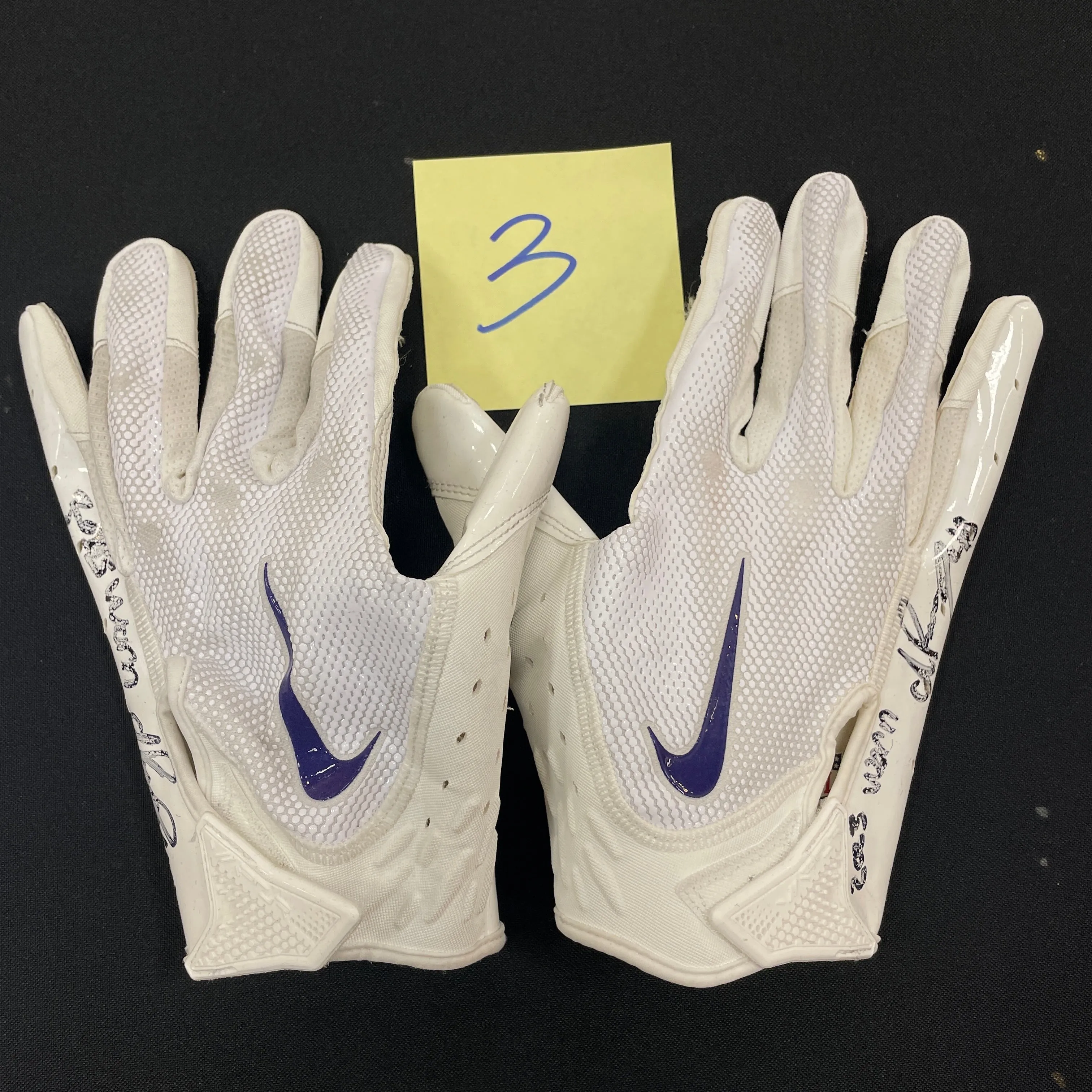 Ivan Pace Jr. Autographed Game Used Gloves and Spikes