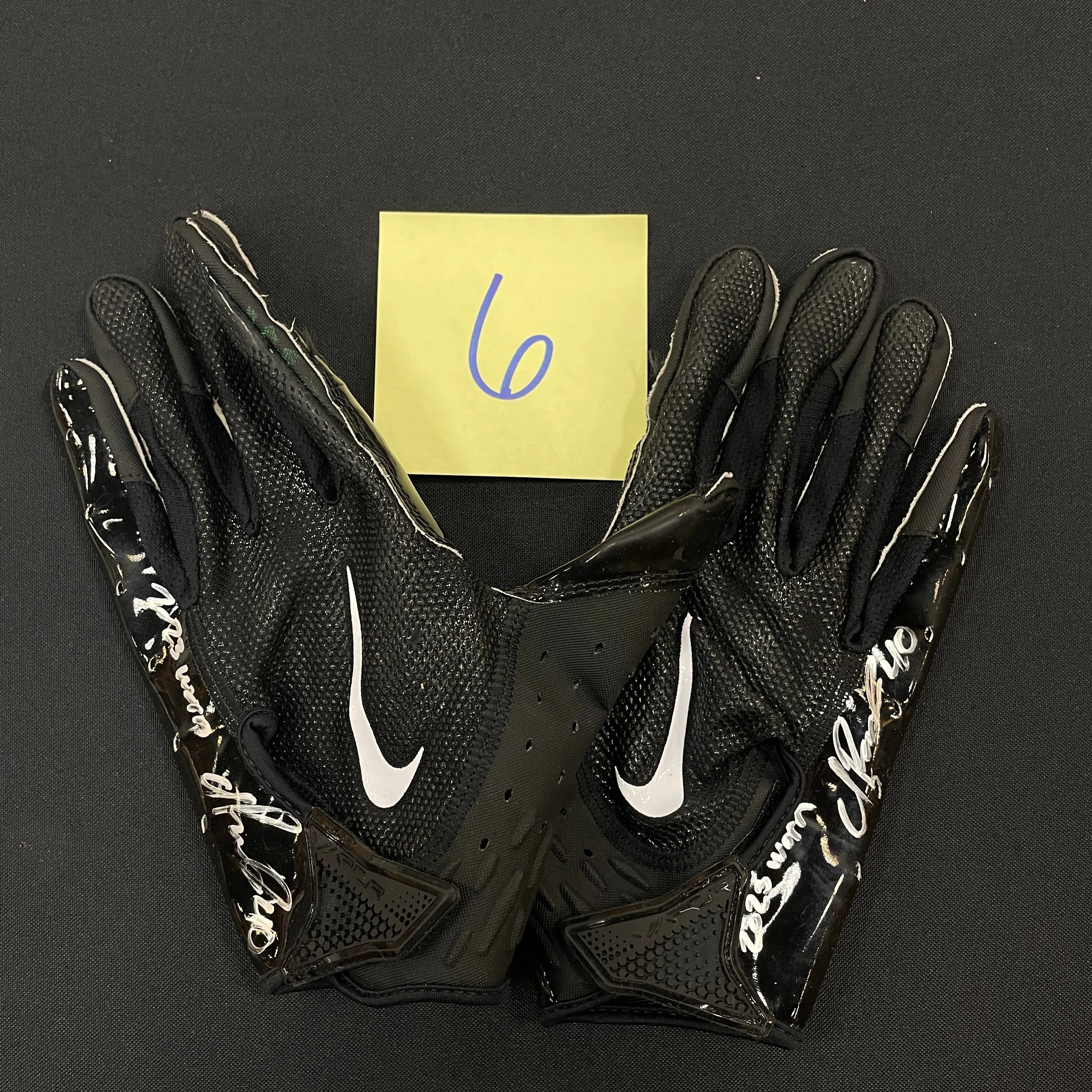 Ivan Pace Jr. Autographed Game Used Gloves and Spikes