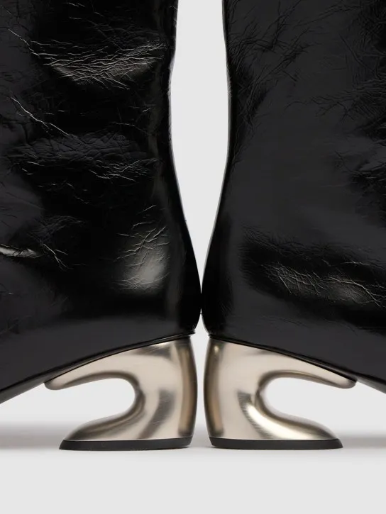 Jil Sander   50mm Leather tall boots 