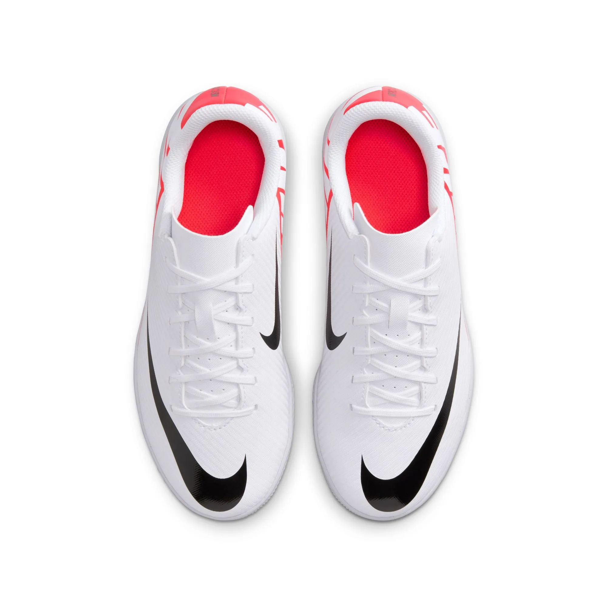 Junior Mercurial Vapor 15 Club IC [White/Bright Crimson]