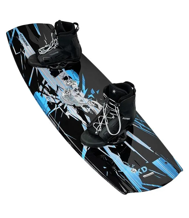 KD Fishbone Wakeboard Package with Titan Boots (2025)