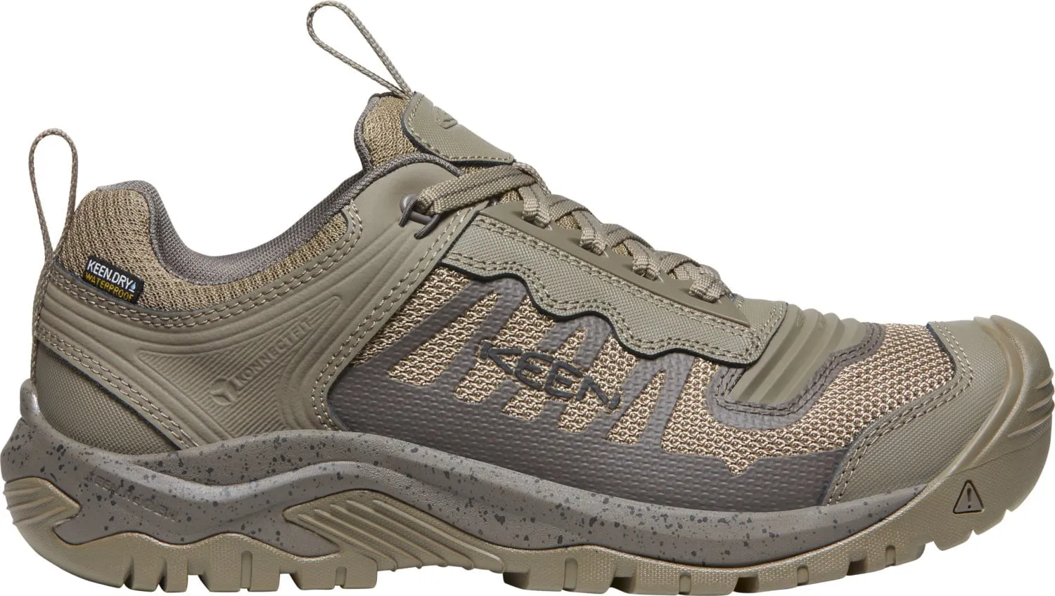 Keen Utility Mens Reno KBF WP Soft Toe Brindle/Morel Leather Work Shoes