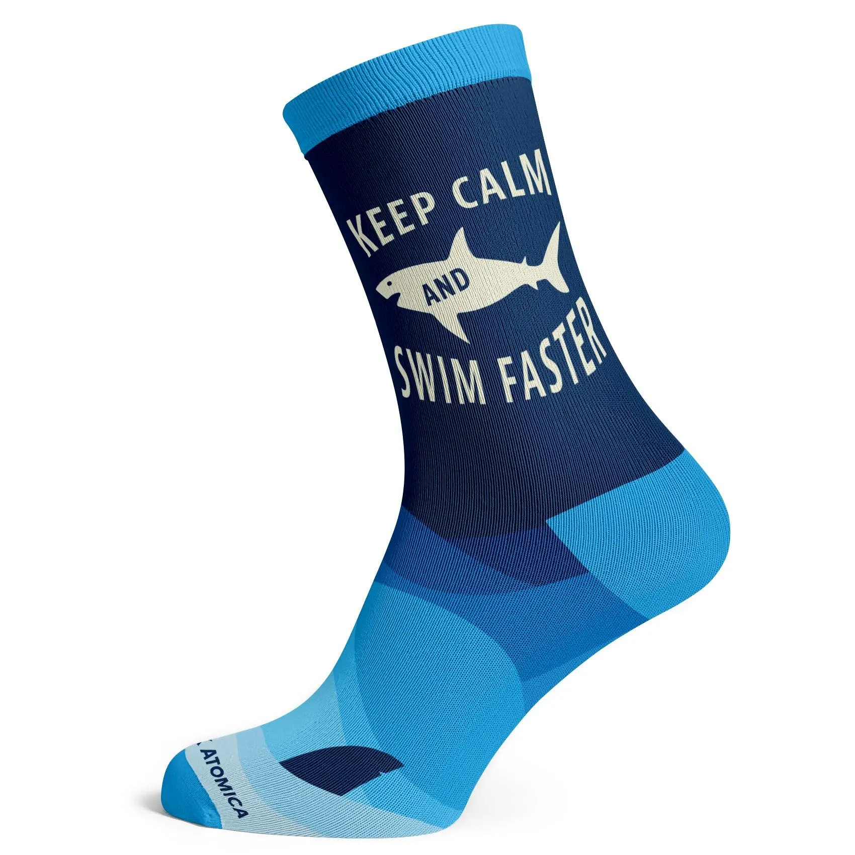 Keep Calm And Swim Faster Socks