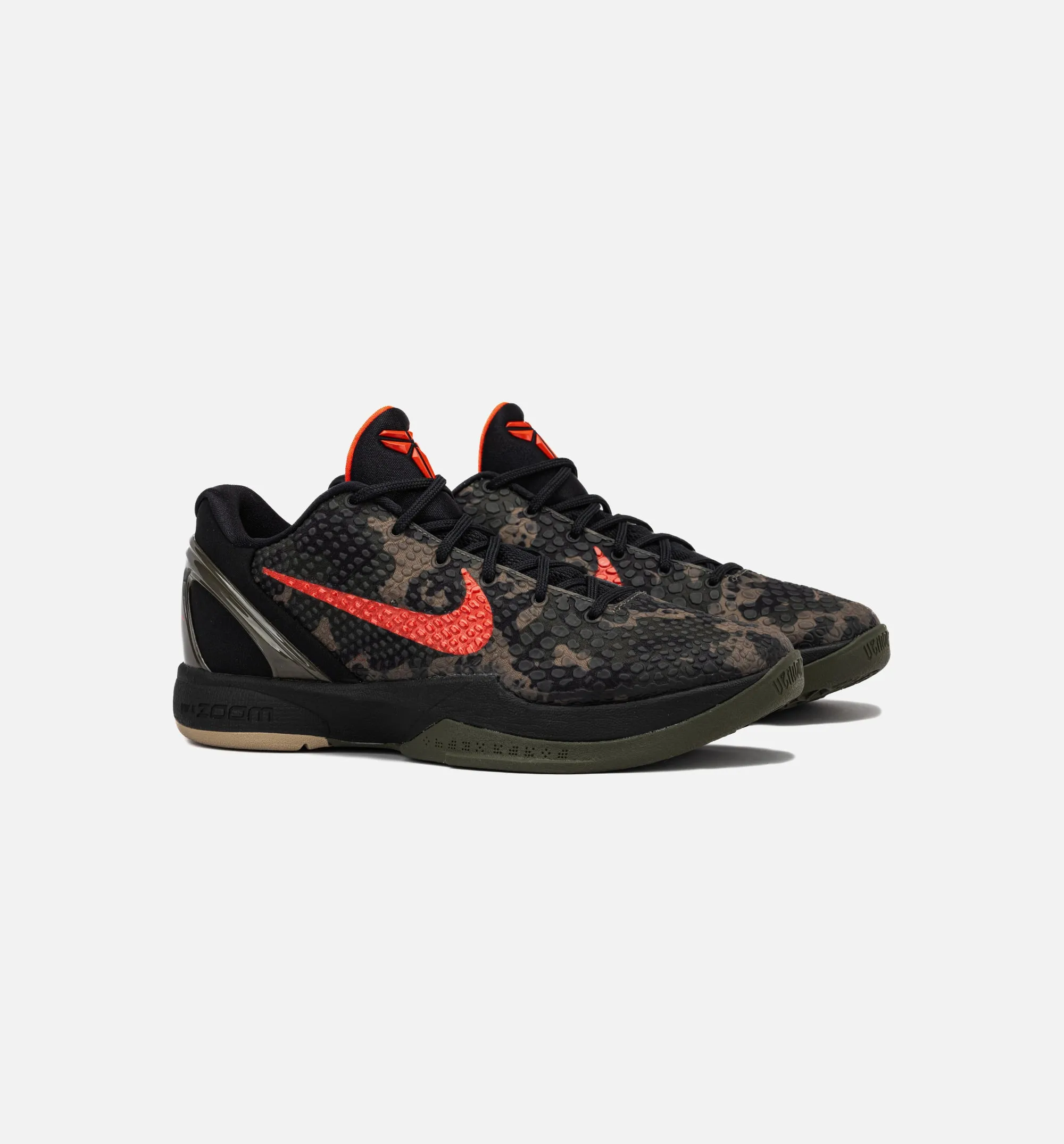 Kobe 6 Protro Italian Camo Mens Lifestyle Shoe - Black/Crimson Bog/Khaki Limit One Per Customer