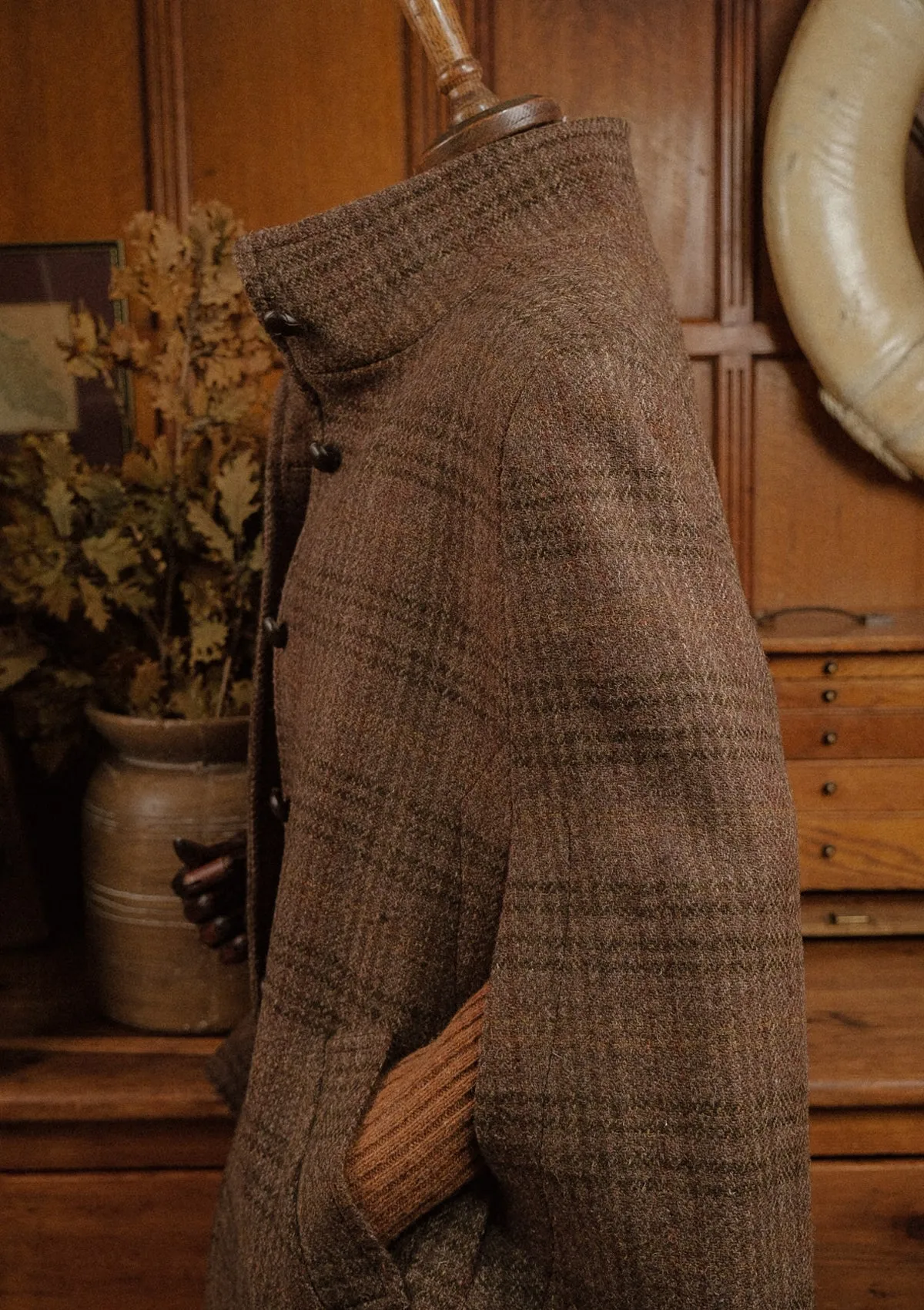 Ladies Amélie Harris Tweed Cape - Autumn Leaf Check