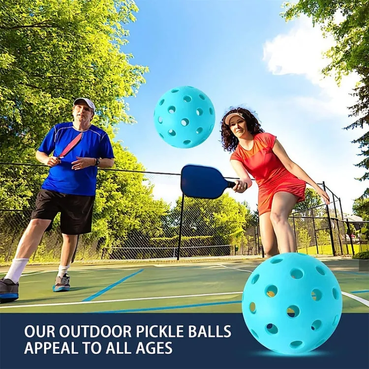 LEIJIAER 40 Holes Luminous Pickleball Outdoor Plastic Hole Ball(Green)