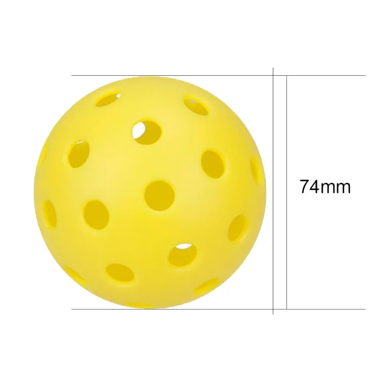 LEIJIAER 40 Holes Luminous Pickleball Outdoor Plastic Hole Ball(Green)