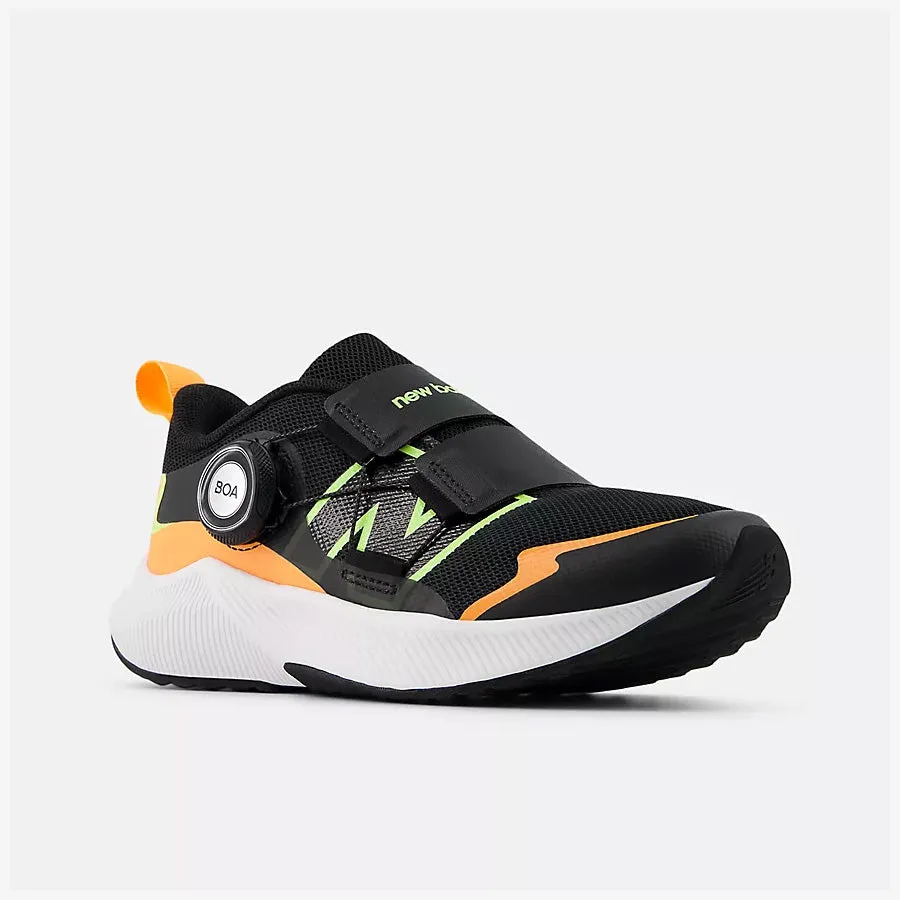 Little Kids' DynaSoft Reveal v4 BOA (Black/Bleached Lime Glo/Hot Mango)