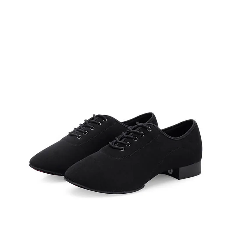 Men Black Oxford Latin Practice Trainning Dance Shoes