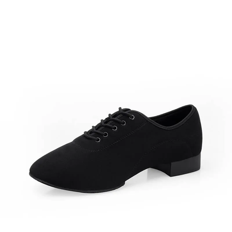 Men Black Oxford Latin Practice Trainning Dance Shoes