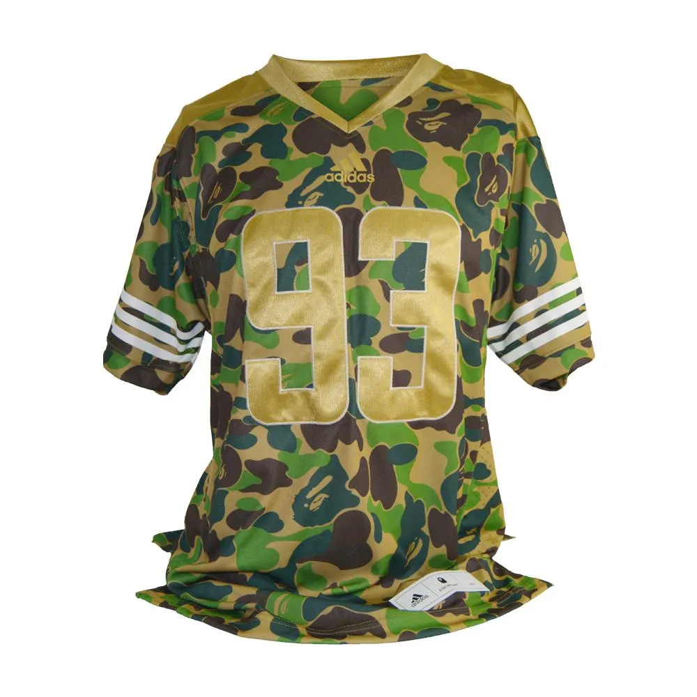 Mens Adidas Foot Ball Jersey Bape *RARE* DW9285