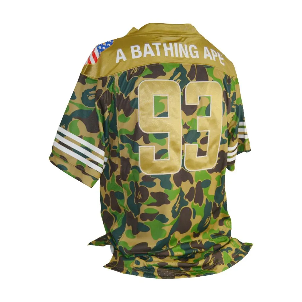 Mens Adidas Foot Ball Jersey Bape *RARE* DW9285