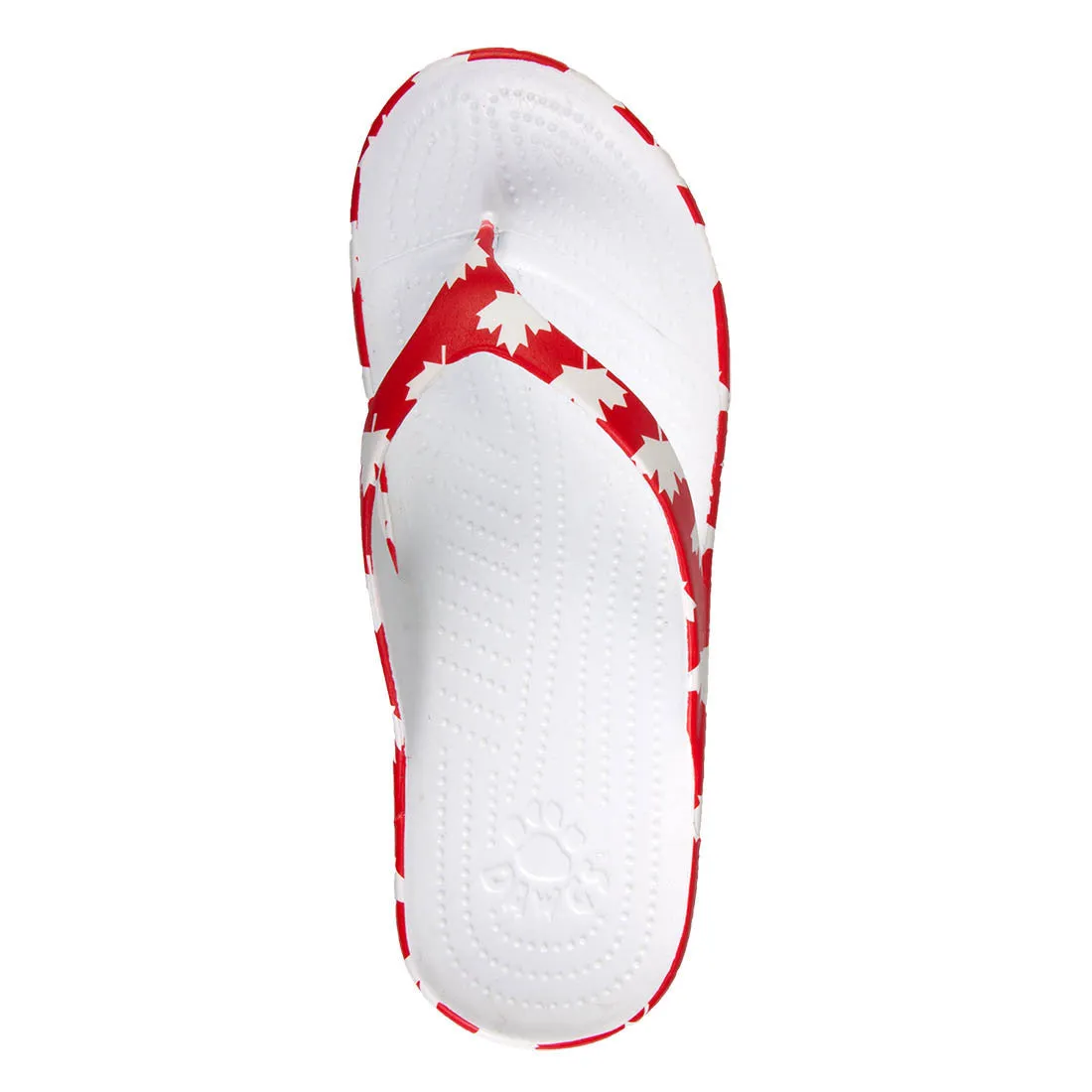 Men's Flip Flops - Canada (Red/White)