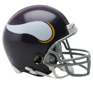 Minnesota Vikings Unsigned 1961-79 Throwback Riddell VSR4 Mini Helmet