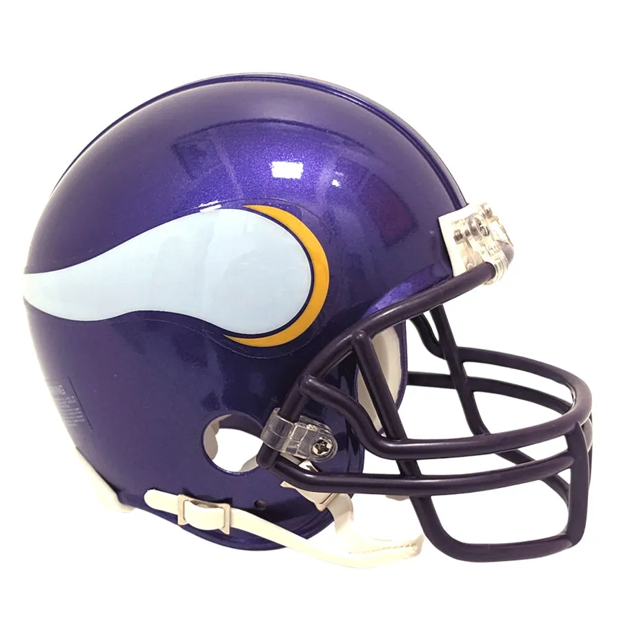 Minnesota Vikings Unsigned 2002-12 Throwback Riddell VSR4 Mini Helmet