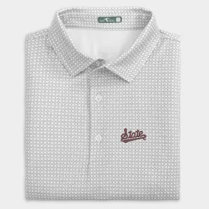 Mississippi State Tile Printed Performance Polo