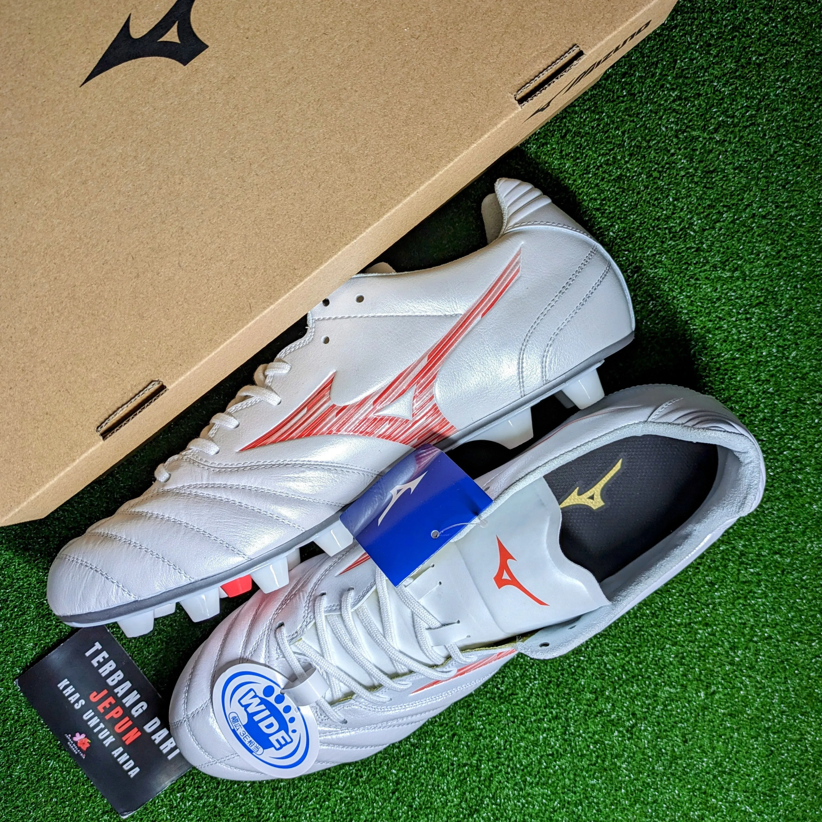 Mizuno Monarcida Neo 3 Wide Elite(White/Red)