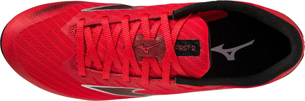 Mizuno X First 2 Running Spikes - Red