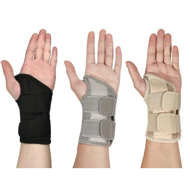 Mouse Tendon Sheath Compression Support Breathable Wrist Guard, Specification: Right Hand L / XL(Black)